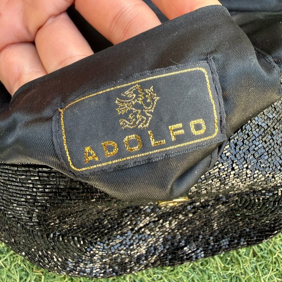 Retro Beaded Black and Multicolor Women's clutch - Picture 8 of 9